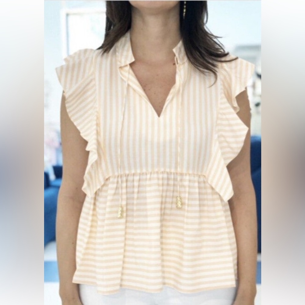 Marie Oliver striped top